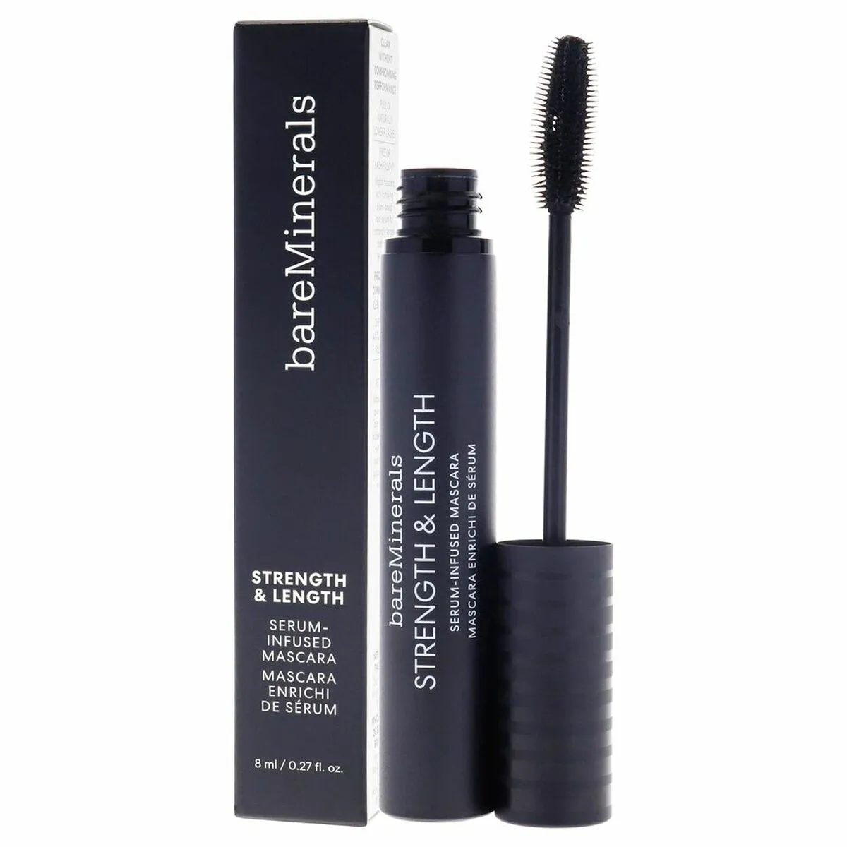 Mascara per Ciglia bareMinerals Strength & Length Siero Fortificante (8 ml)