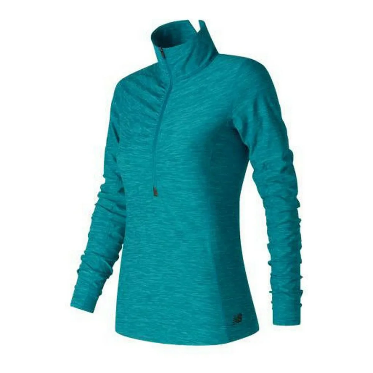 Maglia a Maniche Lunghe New Balance WT71102  Verde