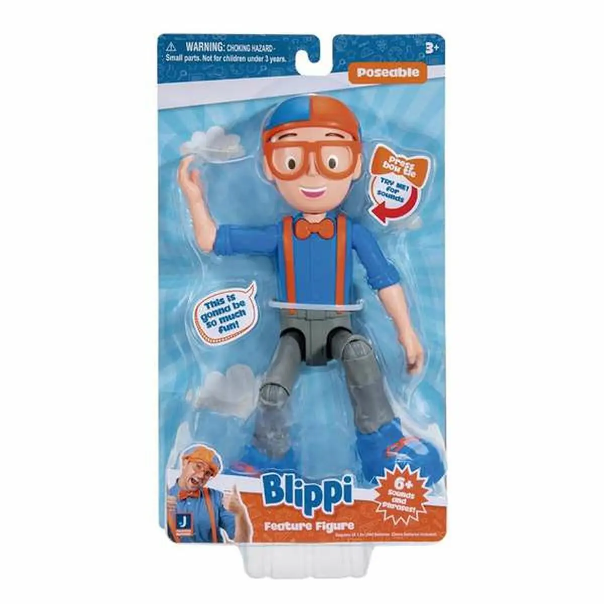 Statuetta Articolata Blippi 30 cm