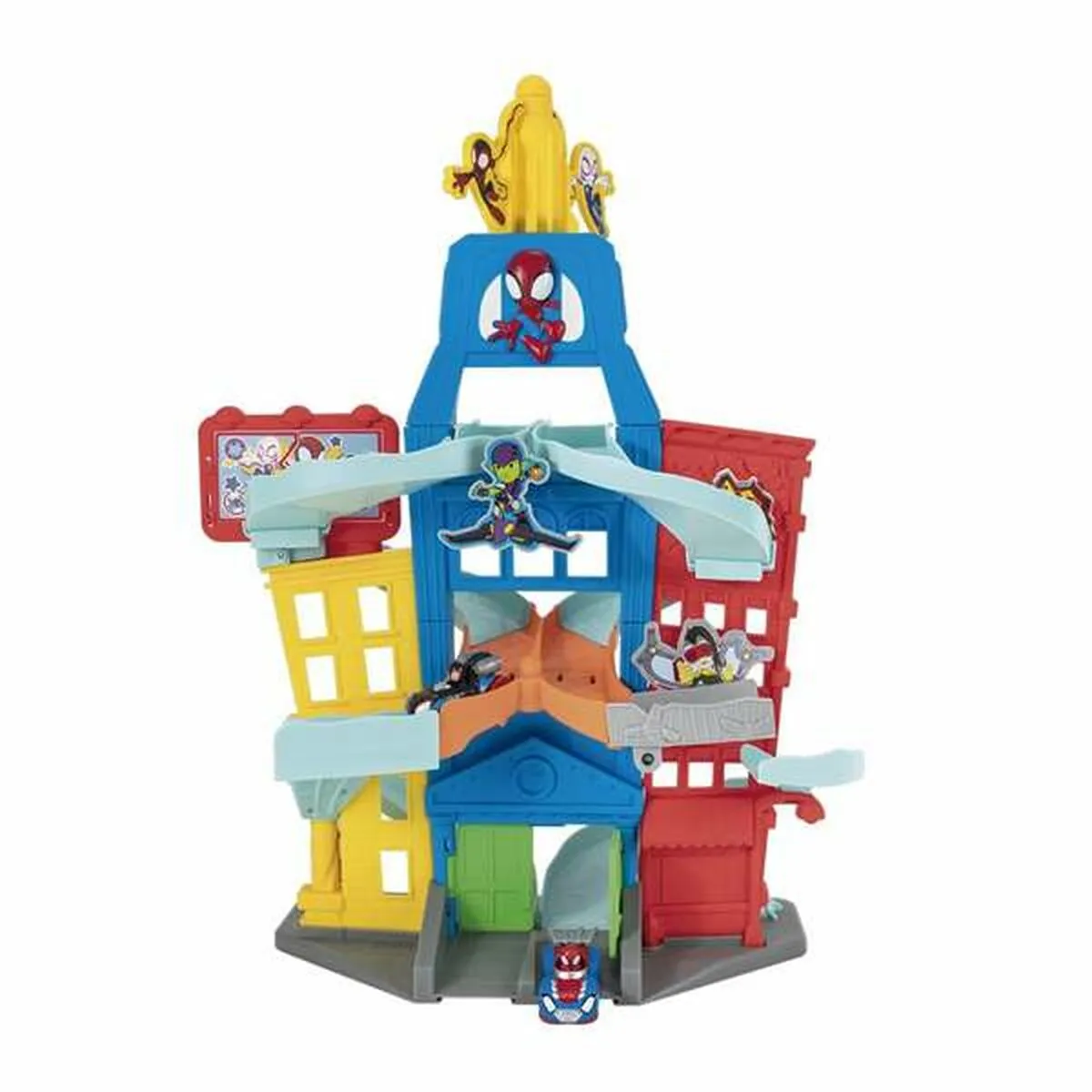 Playset di Veicoli Spidey 51 cm Parcheggio