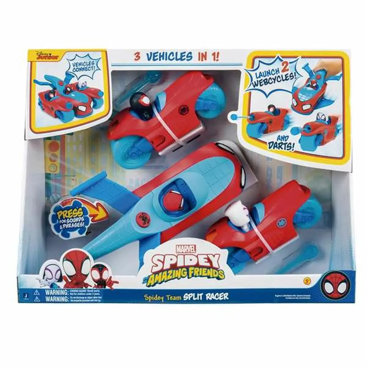 Set veicoli Spidey Team Split Racer