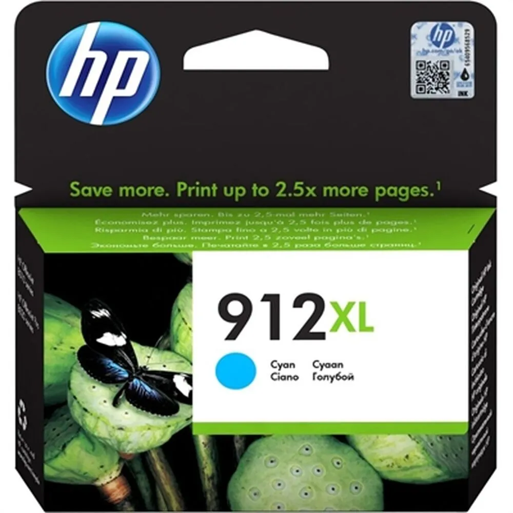 Cartuccia ad Inchiostro Originale HP 912XL Ciano