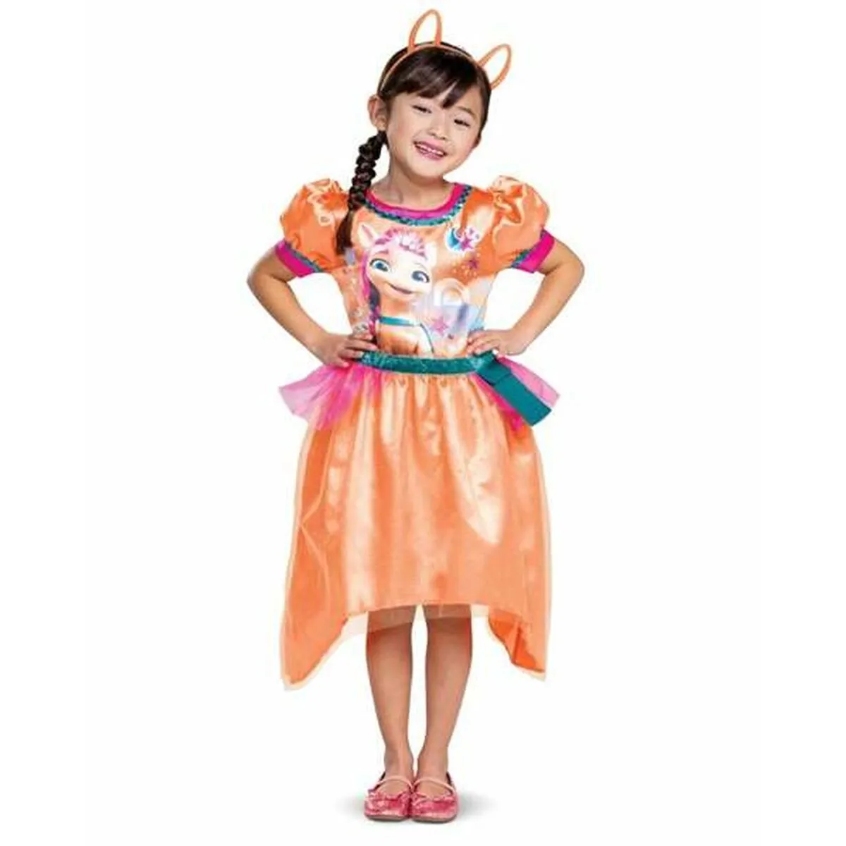 Costume per Bambini Little Pony Sunny Starscout Arancio 3 Pezzi