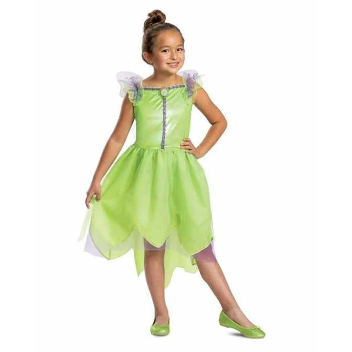 Costume per Bambini Classic Campanilla Verde 2 Pezzi