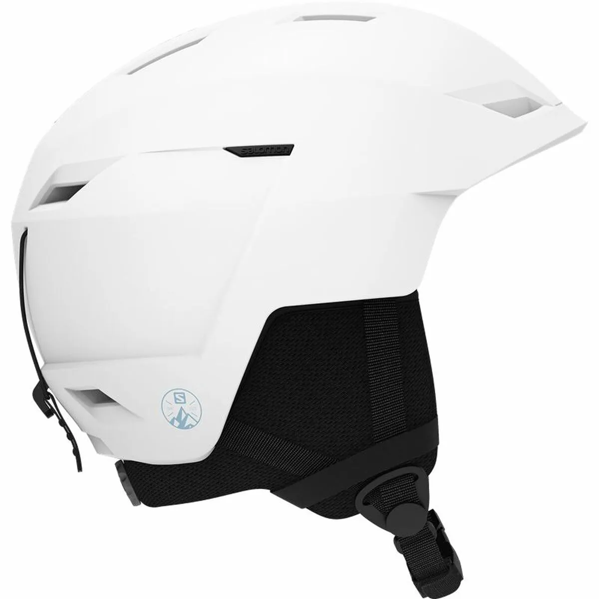 Casco da sci 49 - 53 cm Salomon Pioneer LT Jr Bianco Nero Multicolore Unisex XS