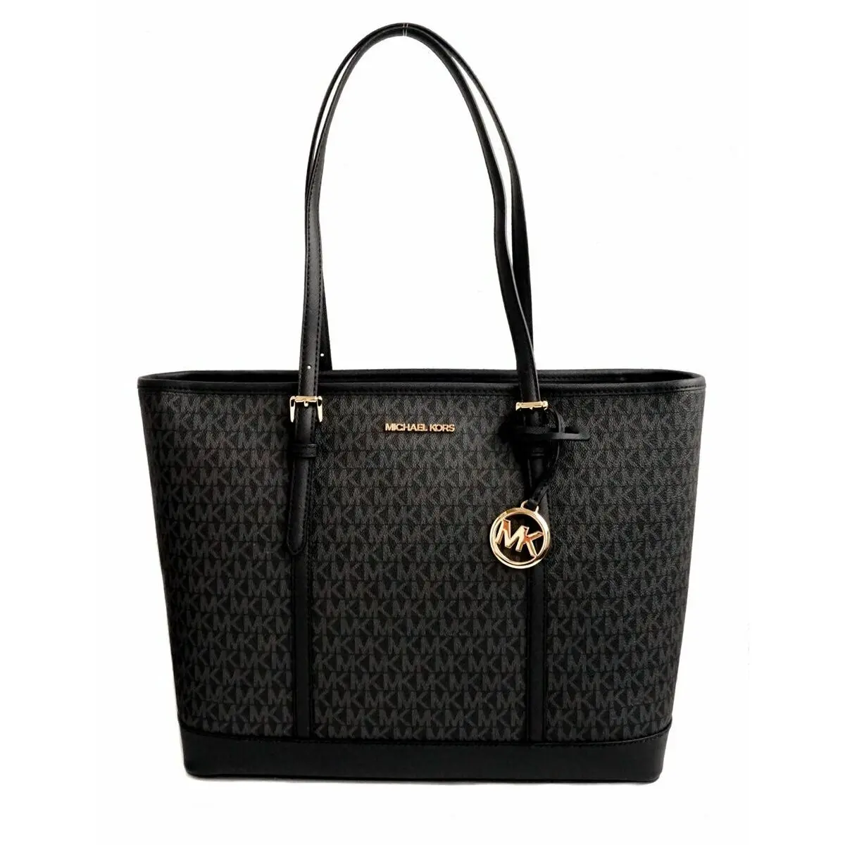 Borsa Donna Michael Kors 35T0GTVT3V-BLACK-NOIR Nero 45 x 30 x 16 cm