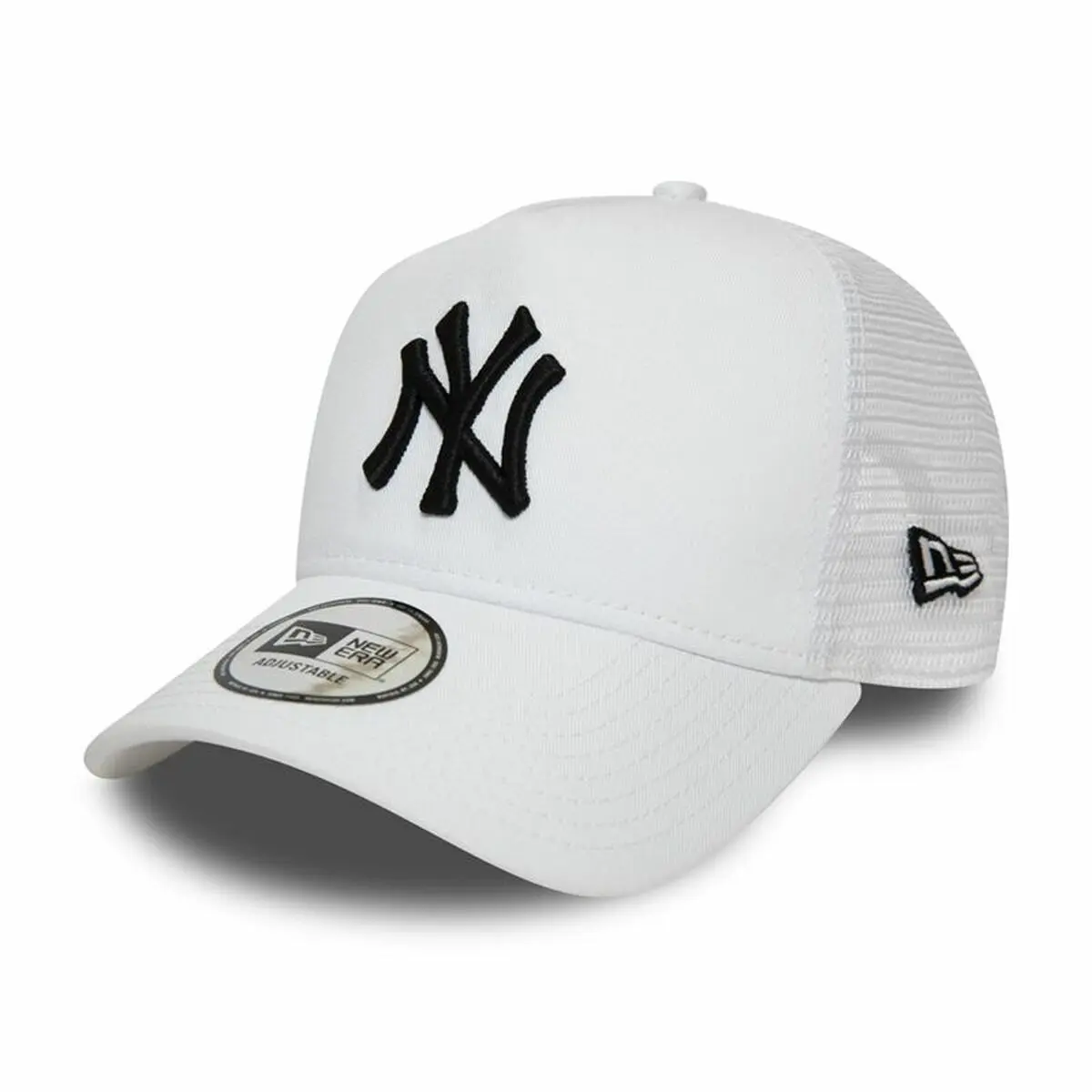 Cappello Sportivo New Era Essential Trucker NYY Bianco (Taglia unica)