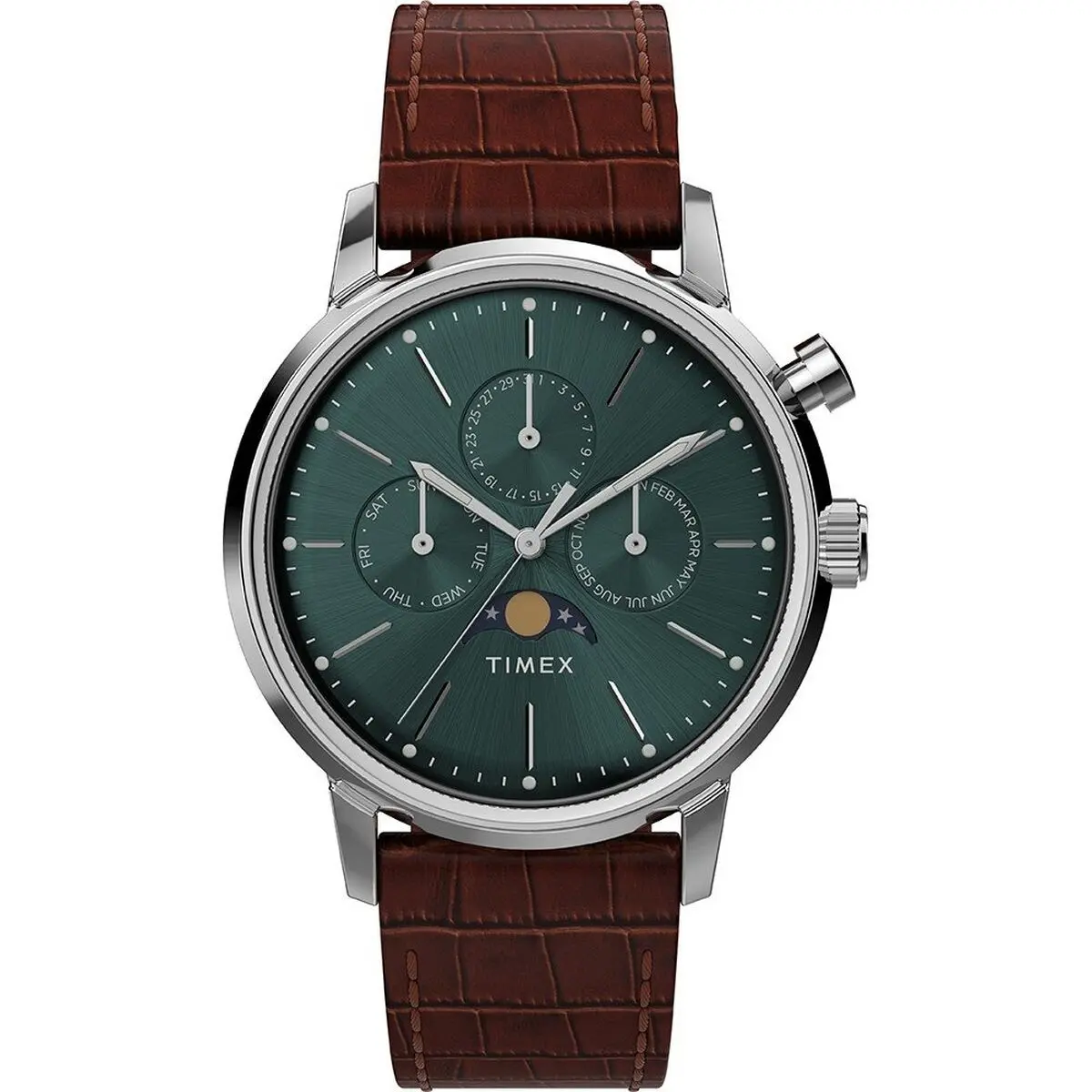 Orologio Uomo Timex MARLIN MOONPHASE Verde (Ø 40 mm)