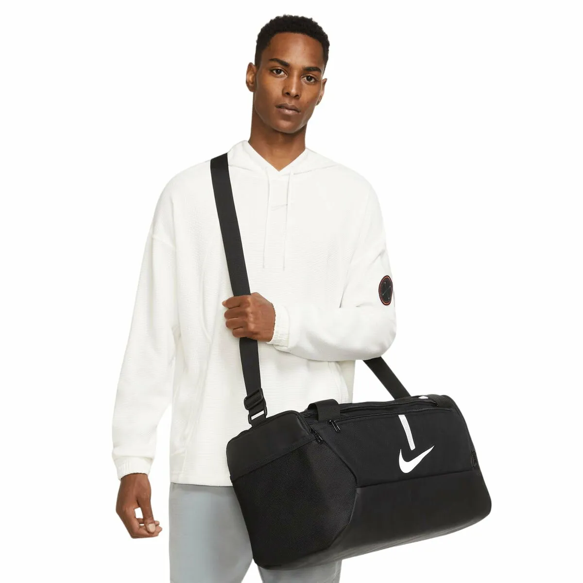 Borsa da Palestra Nike ACADEMY DUFFLE CU8097 010 Nero Taglia unica