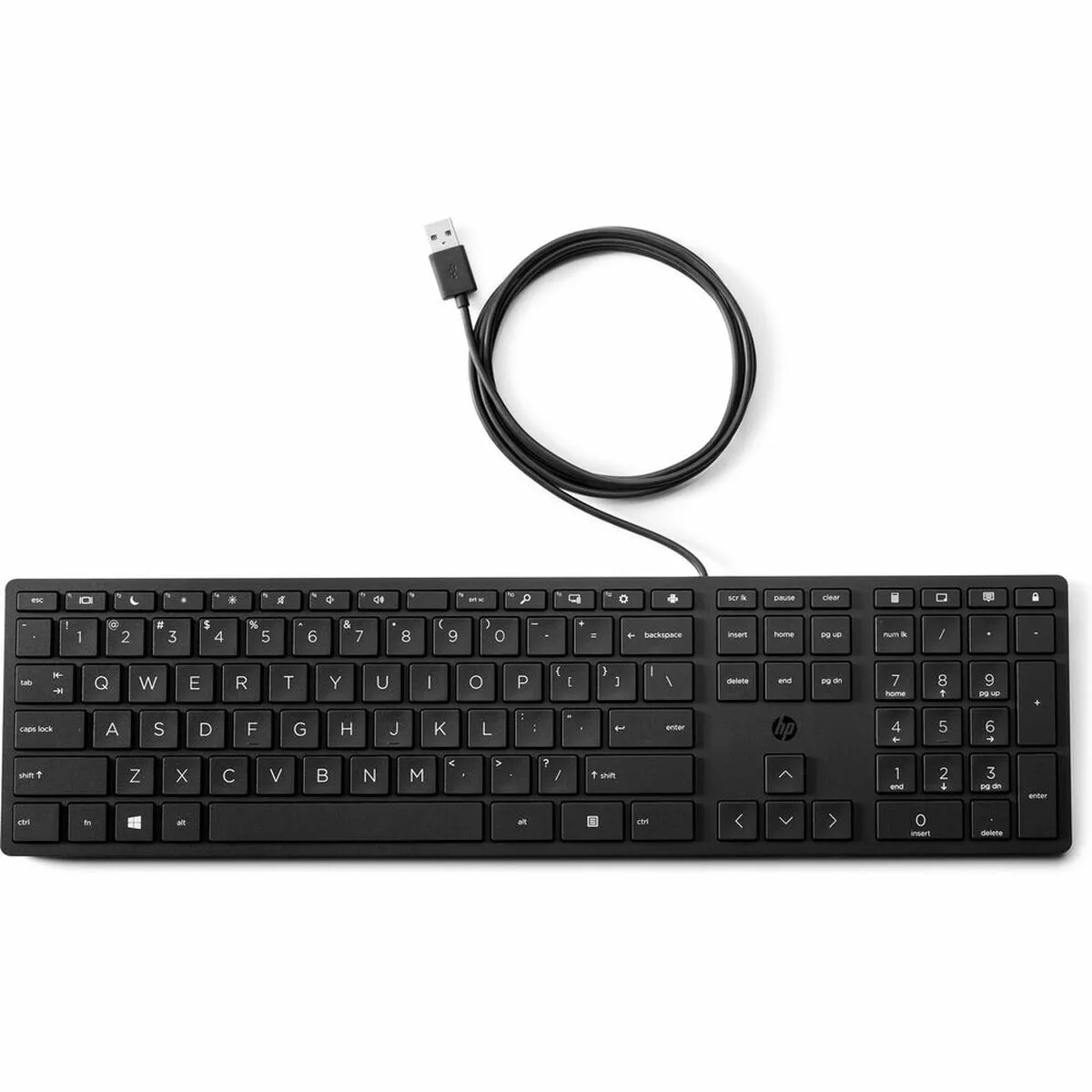 Tastiera HP 9SR37AA#ABE Nero QWERTY