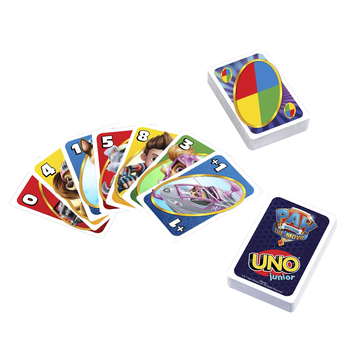 Carte da Gioco Mattel UNO Junior The Paw Patrol