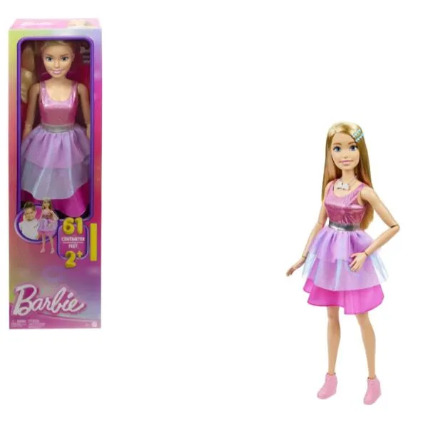 BARBIE LARGE DOLL VESTITO ROSA