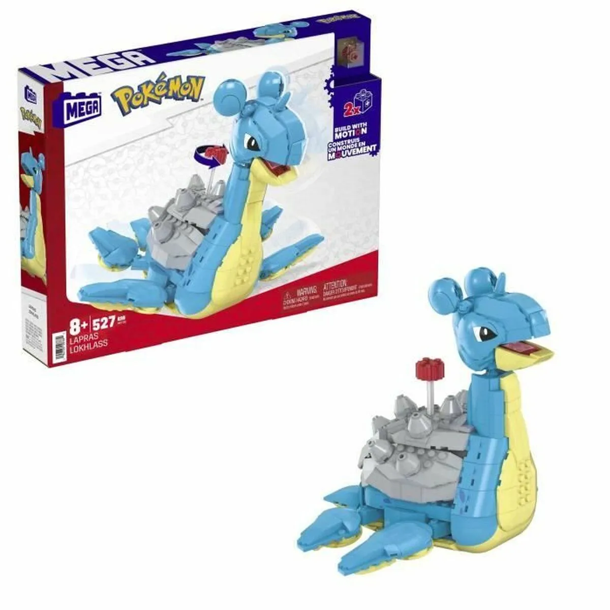 Kit di costruzione Pokémon Mega Construx - Lapras 527 Pezzi