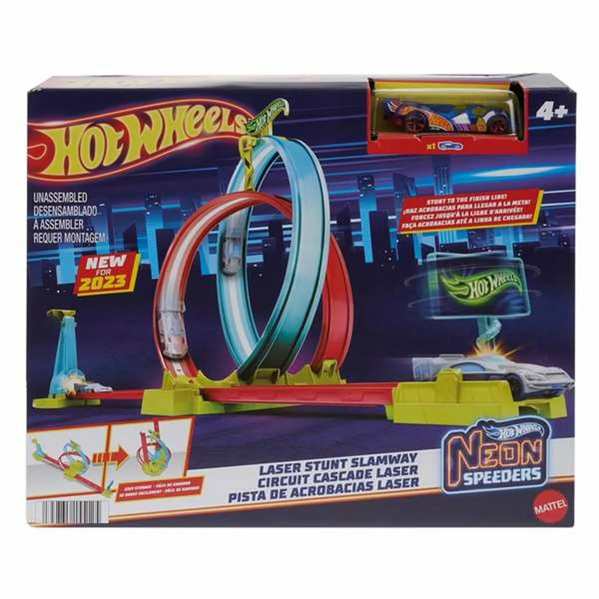 Pista da Corsa Hot Wheels Neon Speeders