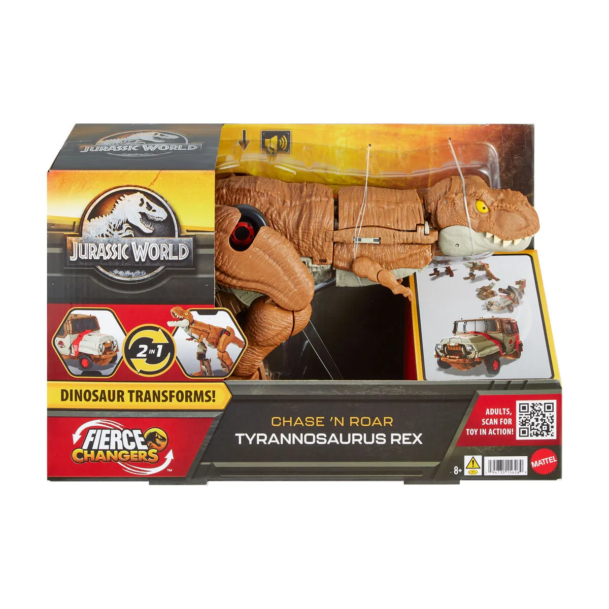 Dinosauro Jurassic Park Tyrannosaurus Rex 2 in 1