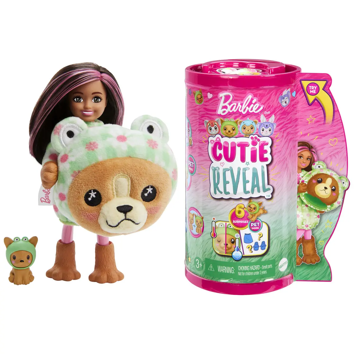 Bambola Barbie Chelsea Cutie Reveal Serie Peluche