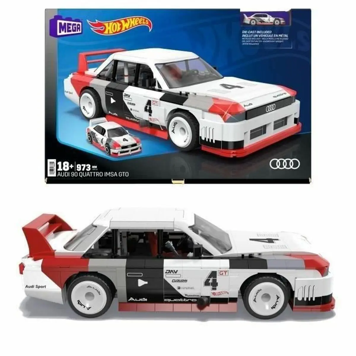 Set di Costruzioni Megablocks HOT WHEELS COLLECTOR AUDI