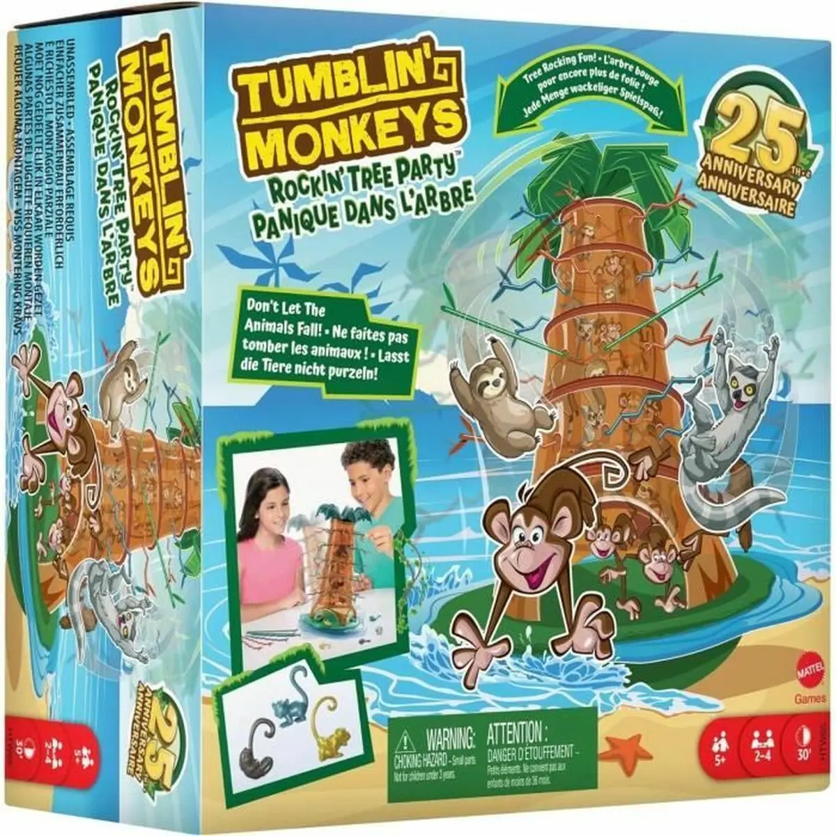 Gioco da Tavolo Mattel Tumblin' Monkeys