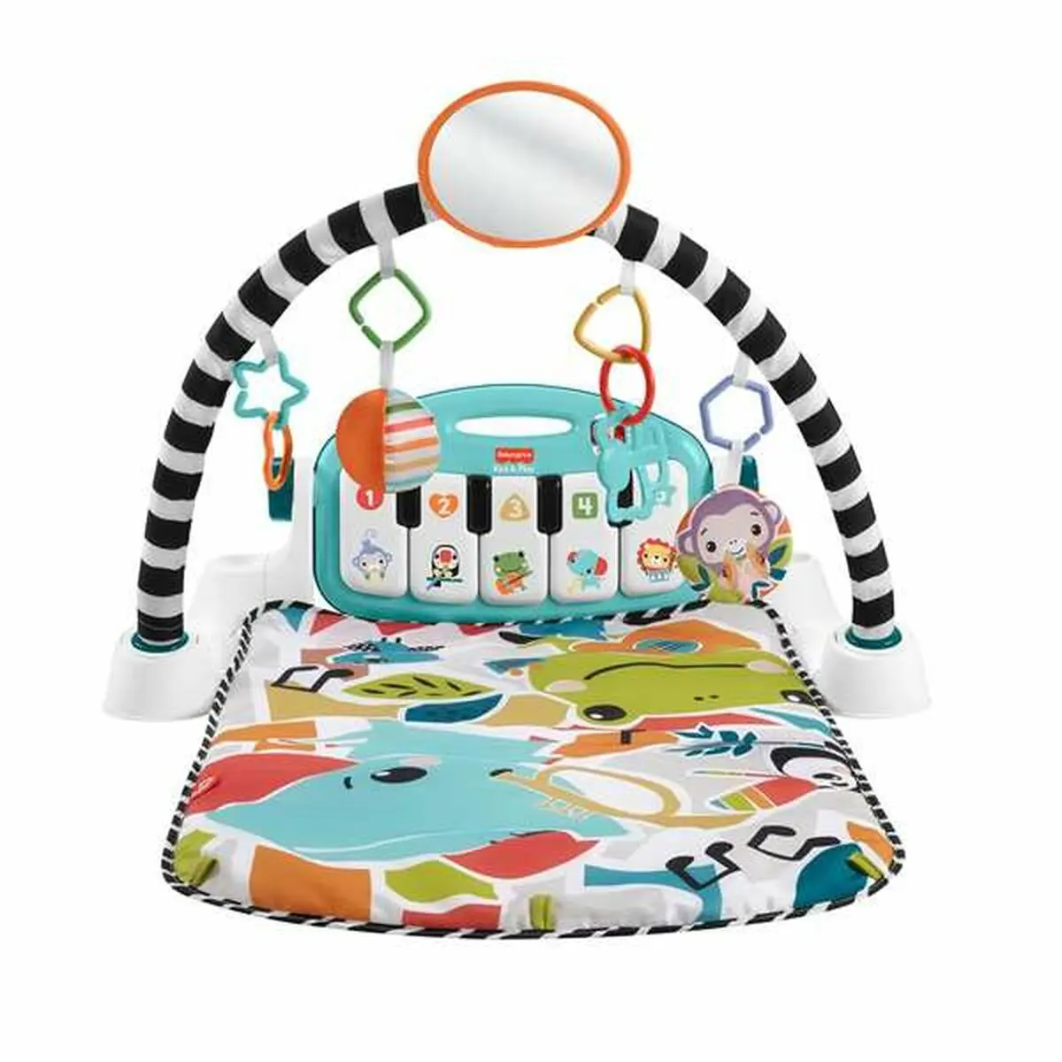 Tappeto da gioco Fisher Price Kick and Play Sonaglio Pianoforte