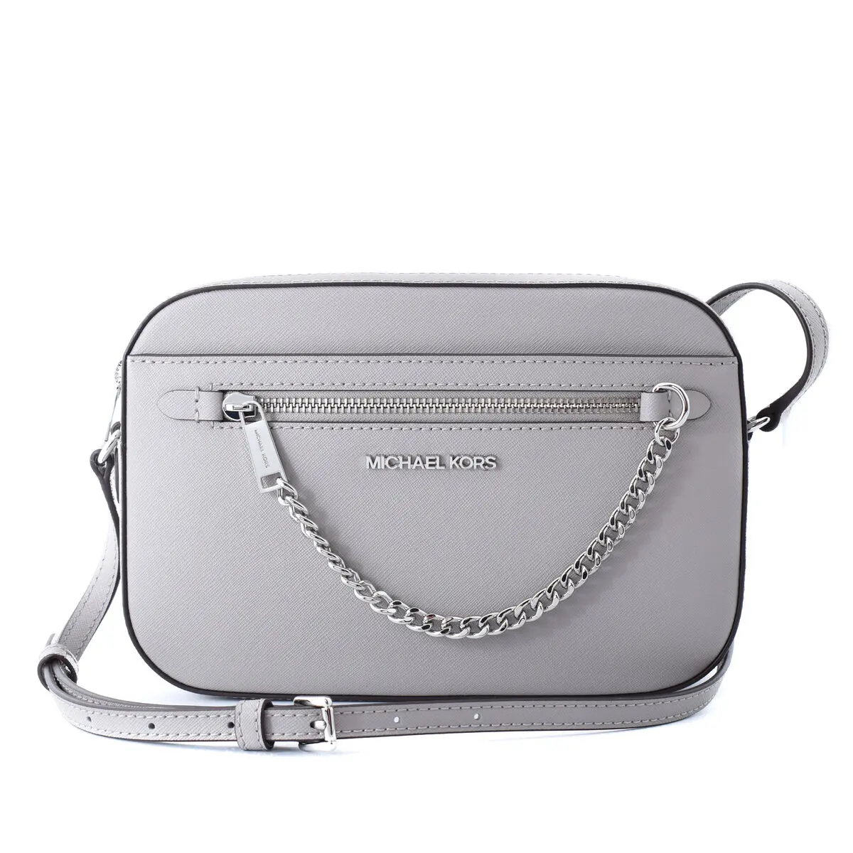 Borsa a Tracolla Michael Kors JET SET Grigio 25 x 16 x 6 cm