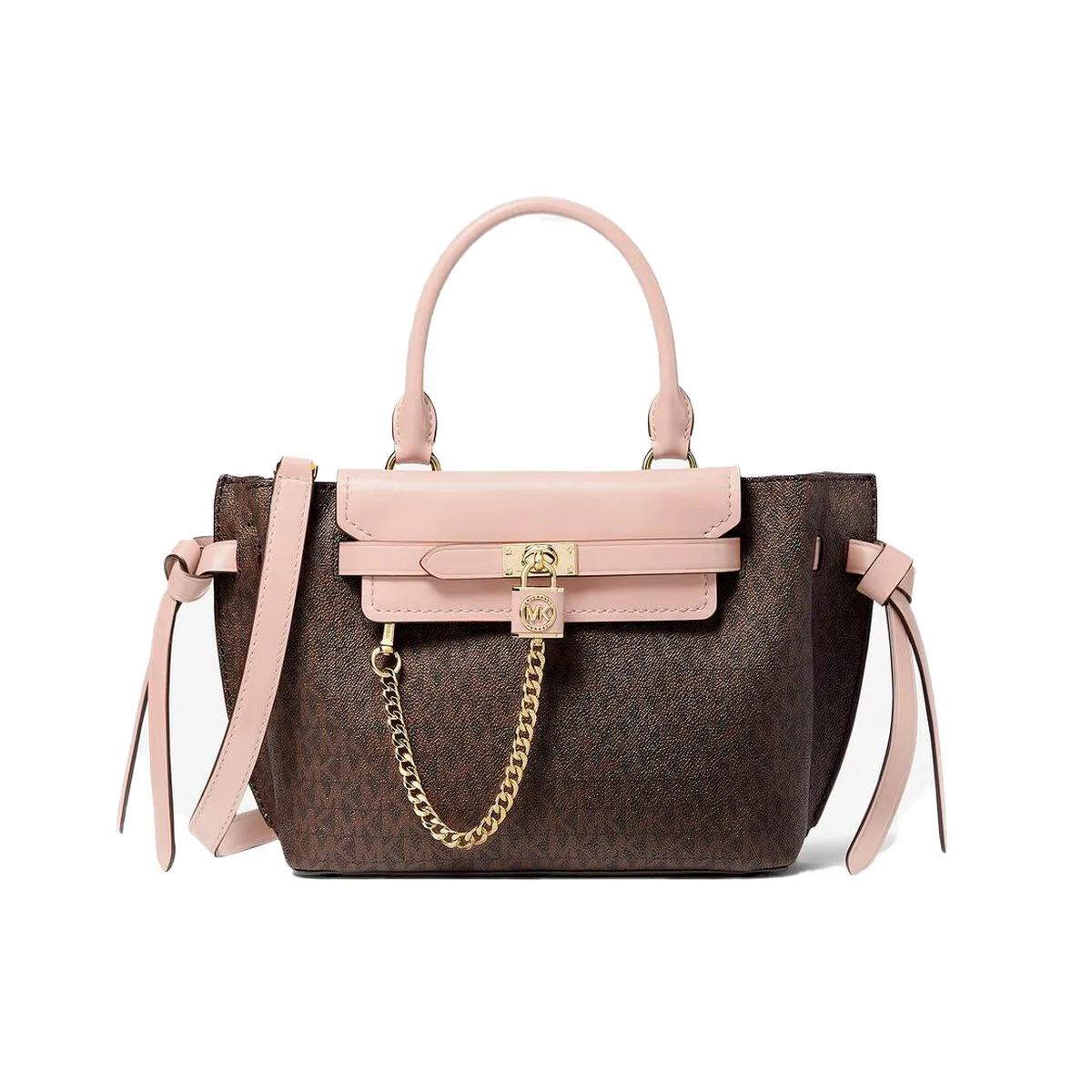 Borsa Donna Michael Kors 30F1G9HS5B-BRN-SFTPINK Marrone 25 x 20 x 11 cm