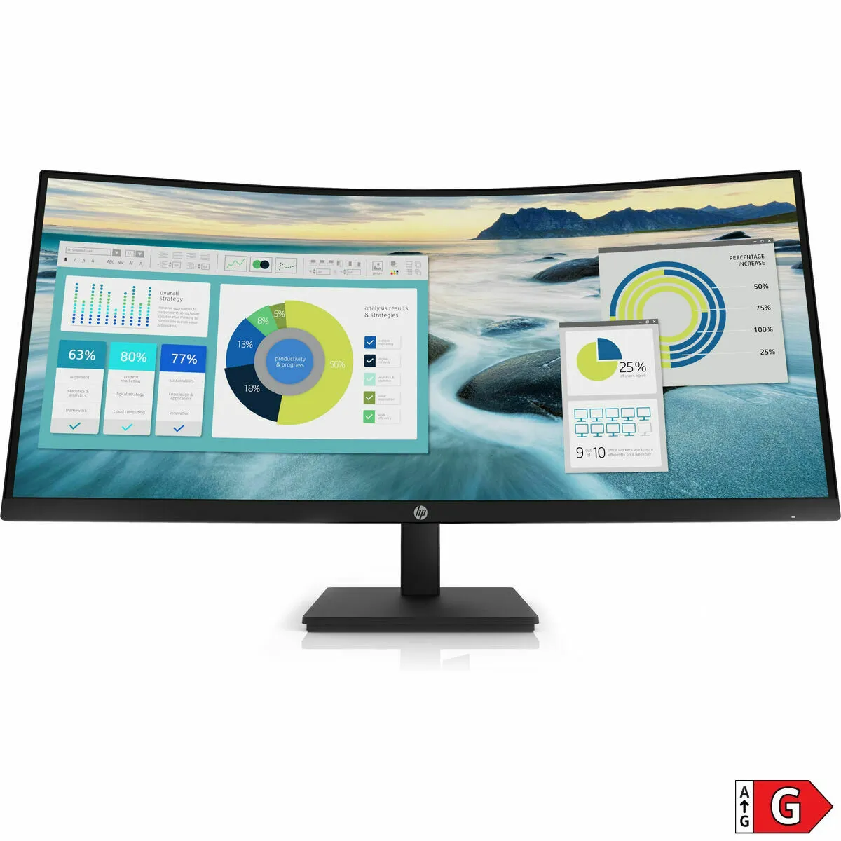 Monitor HP P34hc G4 34" LED IPS