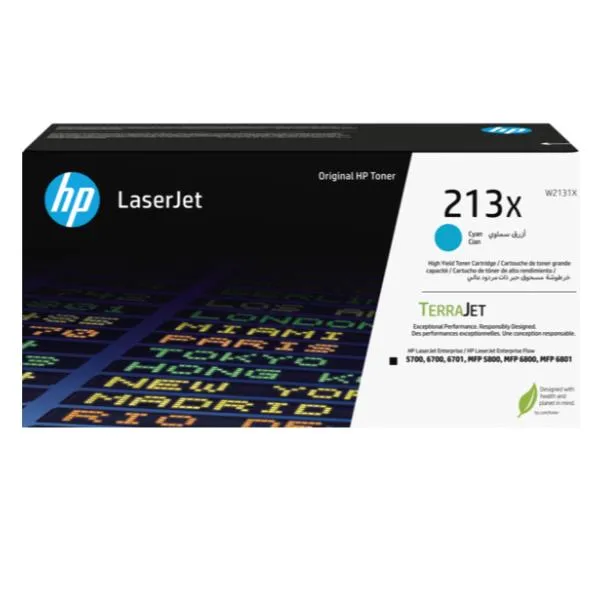 TONER ORIGINALE CIANO HP 213X