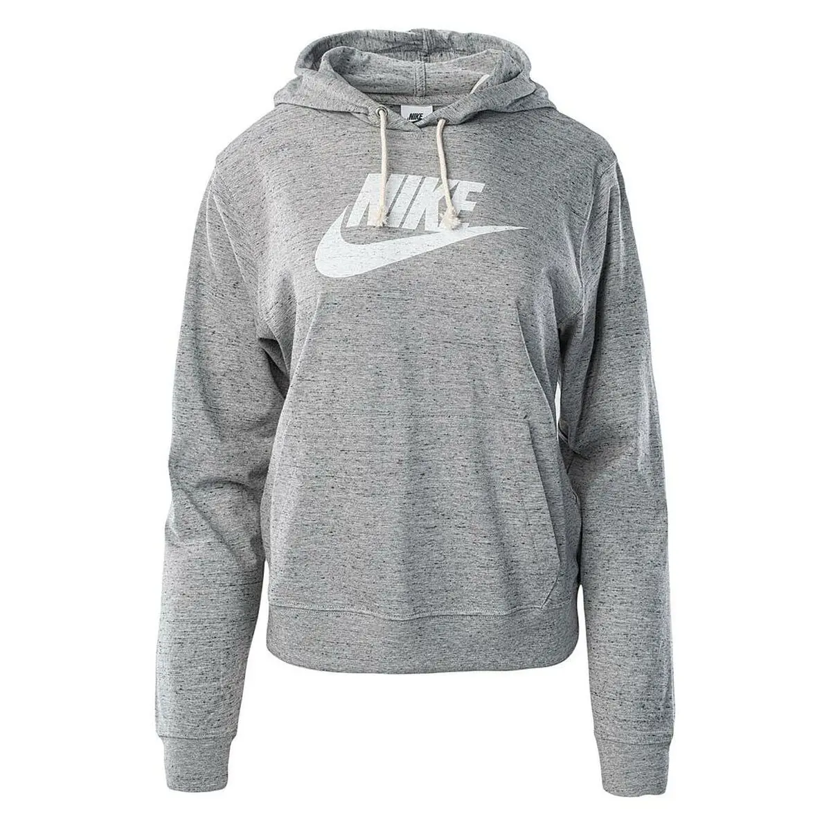 Felpa con Cappuccio Donna Nike GFX EASY DM6388 063 Grigio