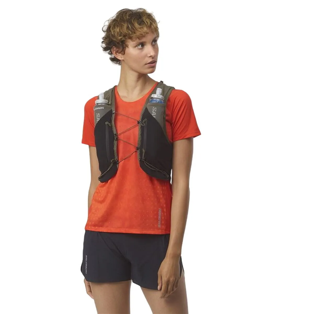 Gilet Sportivo Unisex Salomon Adv Skin 12 Oliva