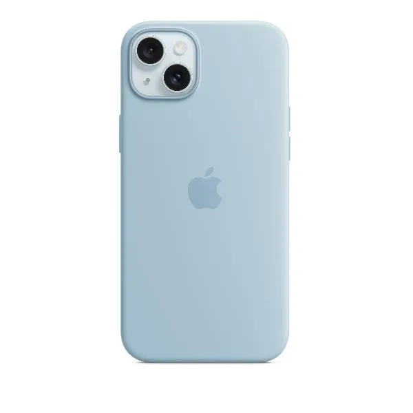 IPHONE15 PLUS SI CASE LIGHT BLUE