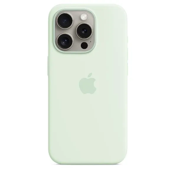 IPHONE15 PRO SI CASE SOFT MINT