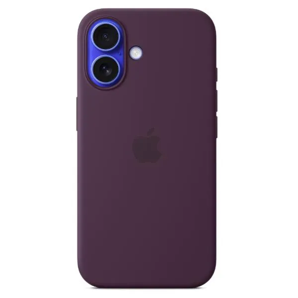 IPHONE 16 PLUS SI CASE PLUM