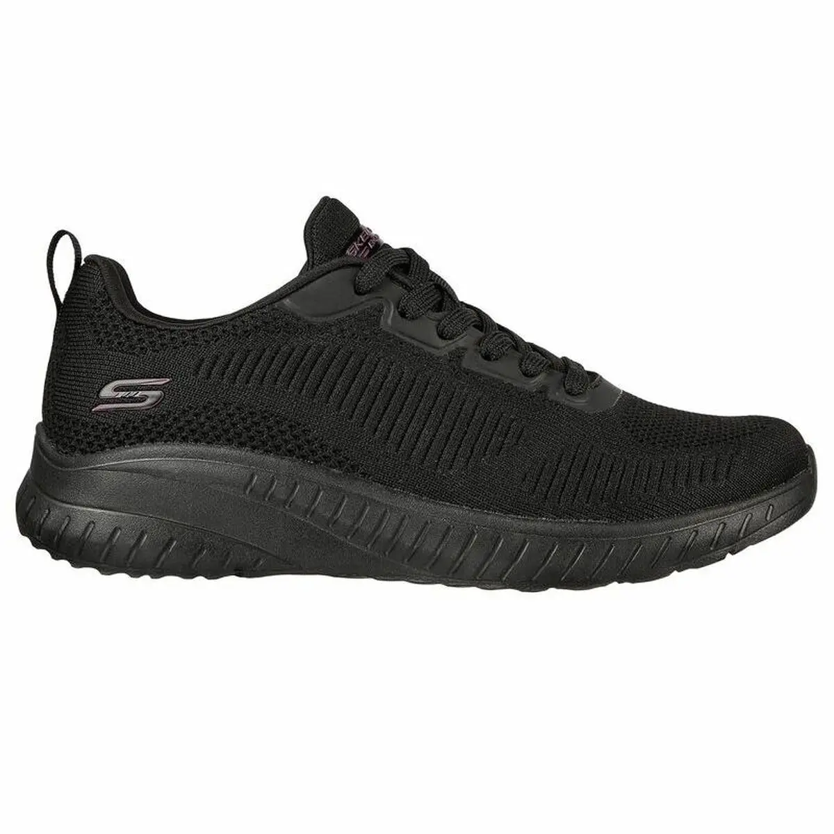 Scarpe da Donna per Camminare Skechers Bobs Squad Face Off Nero