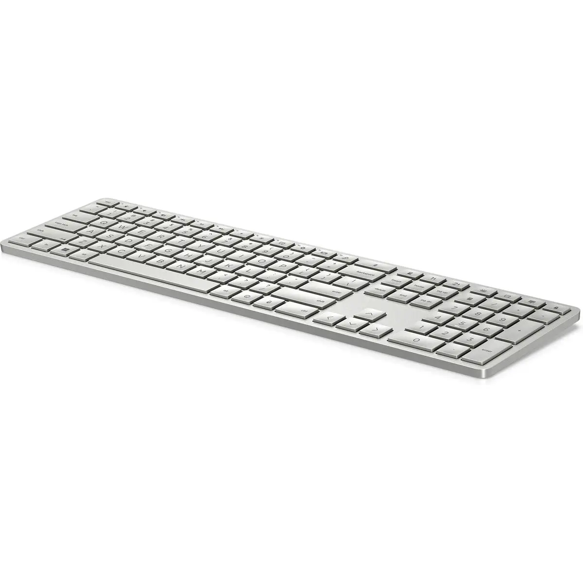 Tastiera HP 3Z729AA#ABE Qwerty in Spagnolo Argentato Nero Grigio