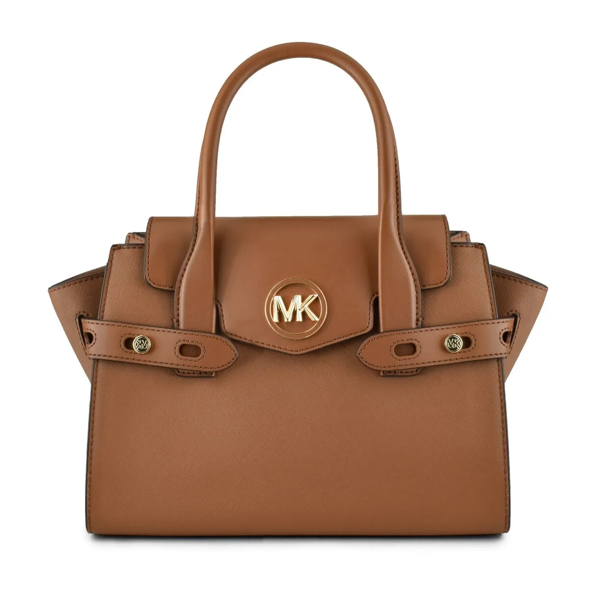 Borsa Donna Michael Kors Carmen Marrone 27,5 x 19 x 12 cm