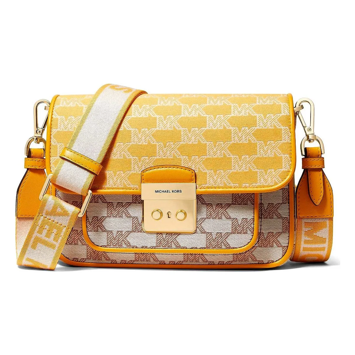 Borsa Donna Michael Kors 35T2GS9M2J-BUTTER-MULTI Giallo 22 x 18 x 6 cm