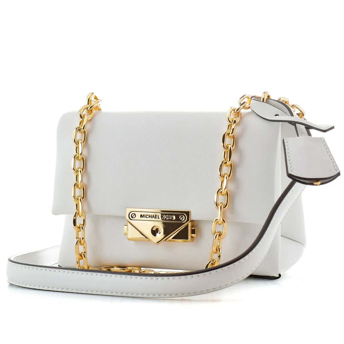 Borsa Donna Michael Kors Cece Bianco 17 x 11 x 7 cm