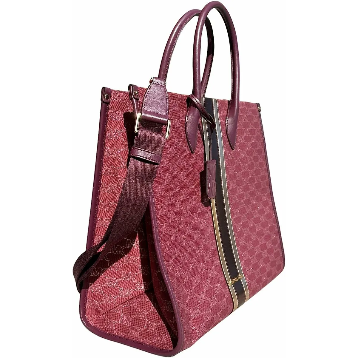 Borsa Donna Michael Kors 35F2G7ZT3I-MULBERRY-MLT Rosso Granato 40 x 36 x 17 cm