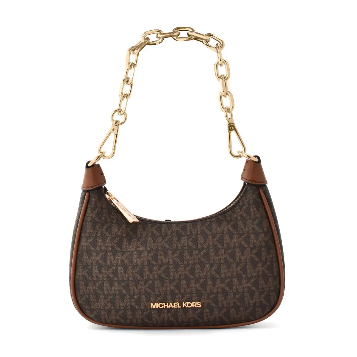 Borsa a Tracolla Michael Kors Cora Marrone 19 x 15 x 6 cm