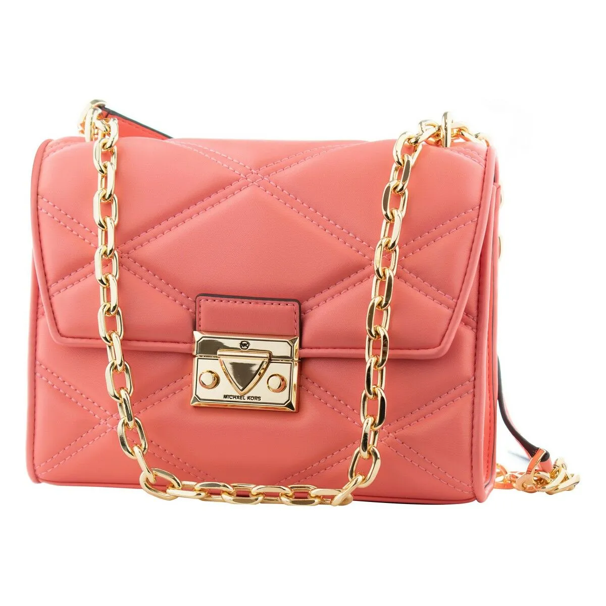 Borsa Donna Michael Kors Serena Rosa 22 x 17 x 8 cm