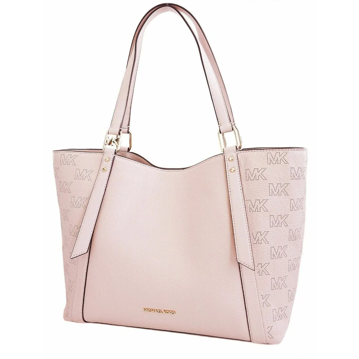 Borsa Donna Michael Kors Arlo Rosa 35 x 28 x 14 cm