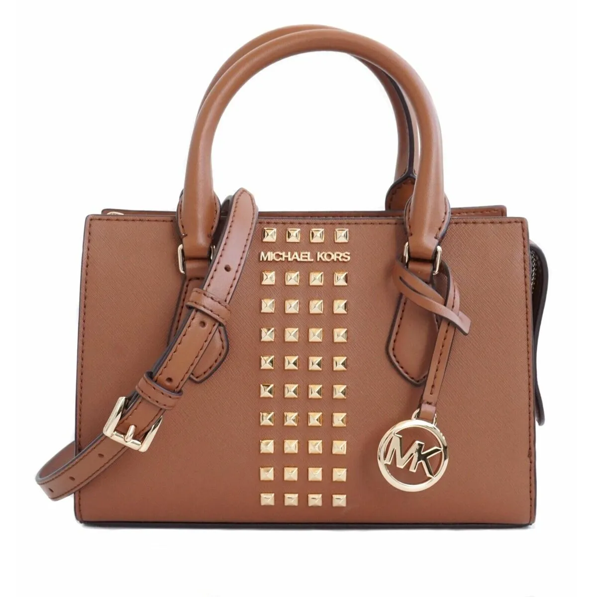 Borsa Donna Michael Kors Sheila Marrone 23 x 16 x 8 cm