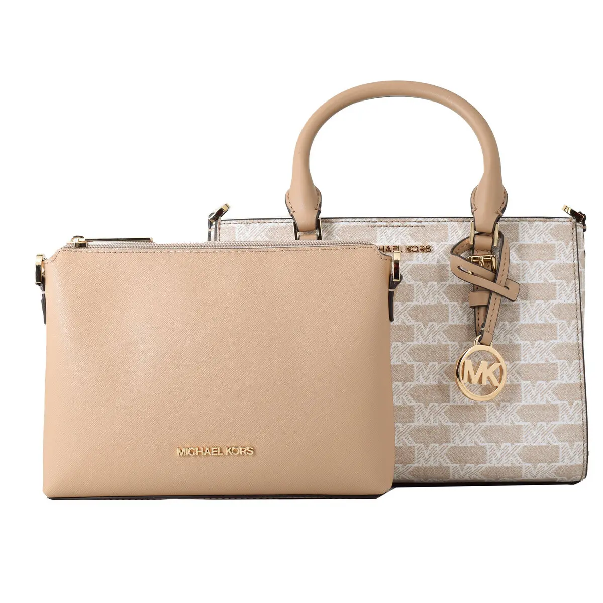 Borsa Donna Michael Kors CHARLOTE Marrone 23 x 17 x 11 cm