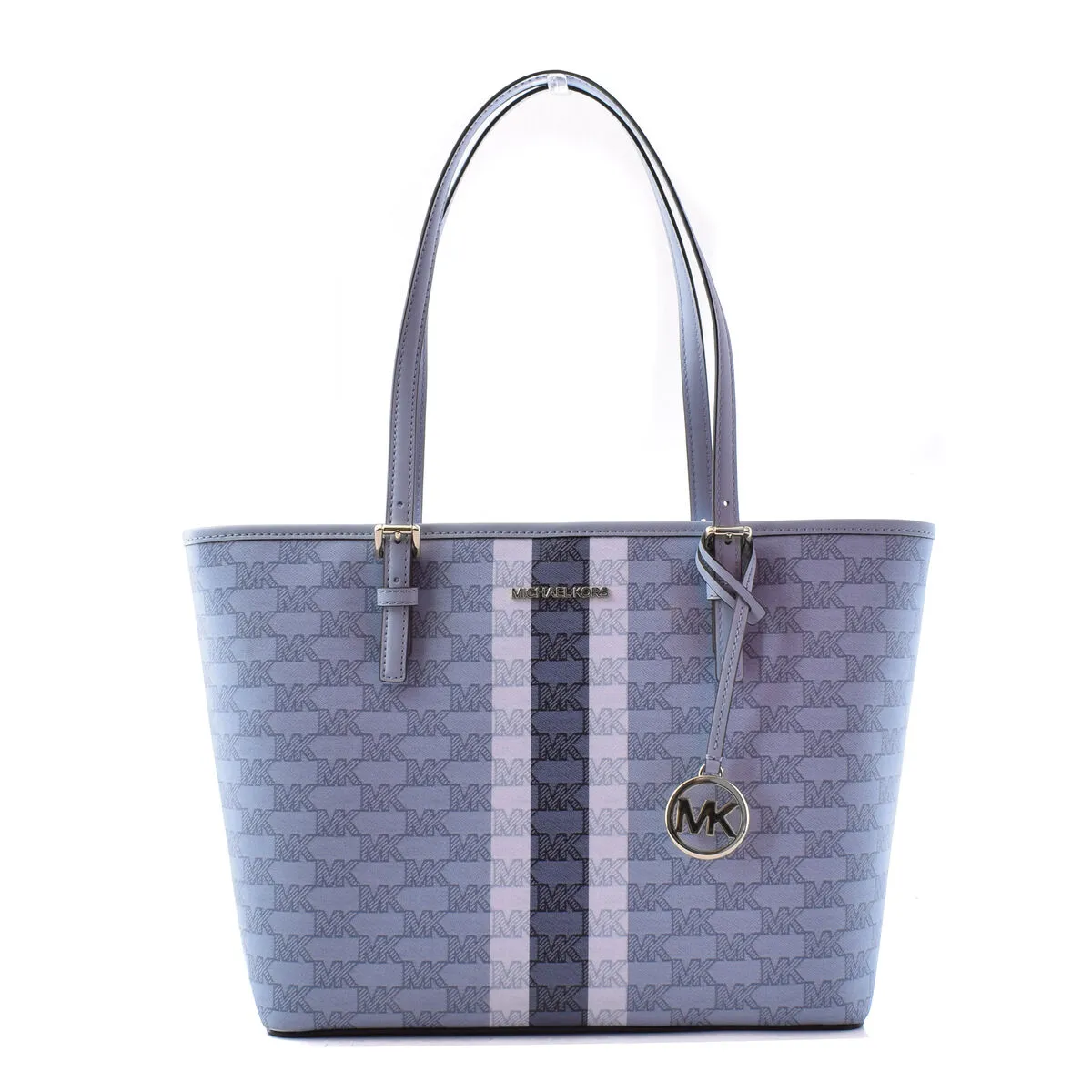 Borsa Donna Michael Kors Carry All Tote Azzurro 31 x 26 x 12 cm