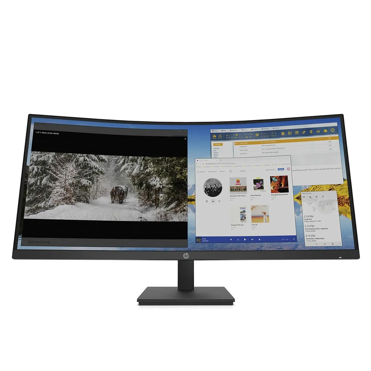 Monitor Hewlett Packard M34d 34" LED 50-60  Hz