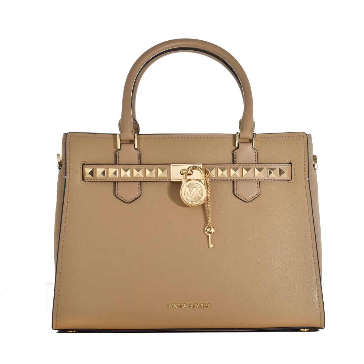 Borsa Donna Michael Kors Hamilton Marrone 34 x 26 x 15 cm