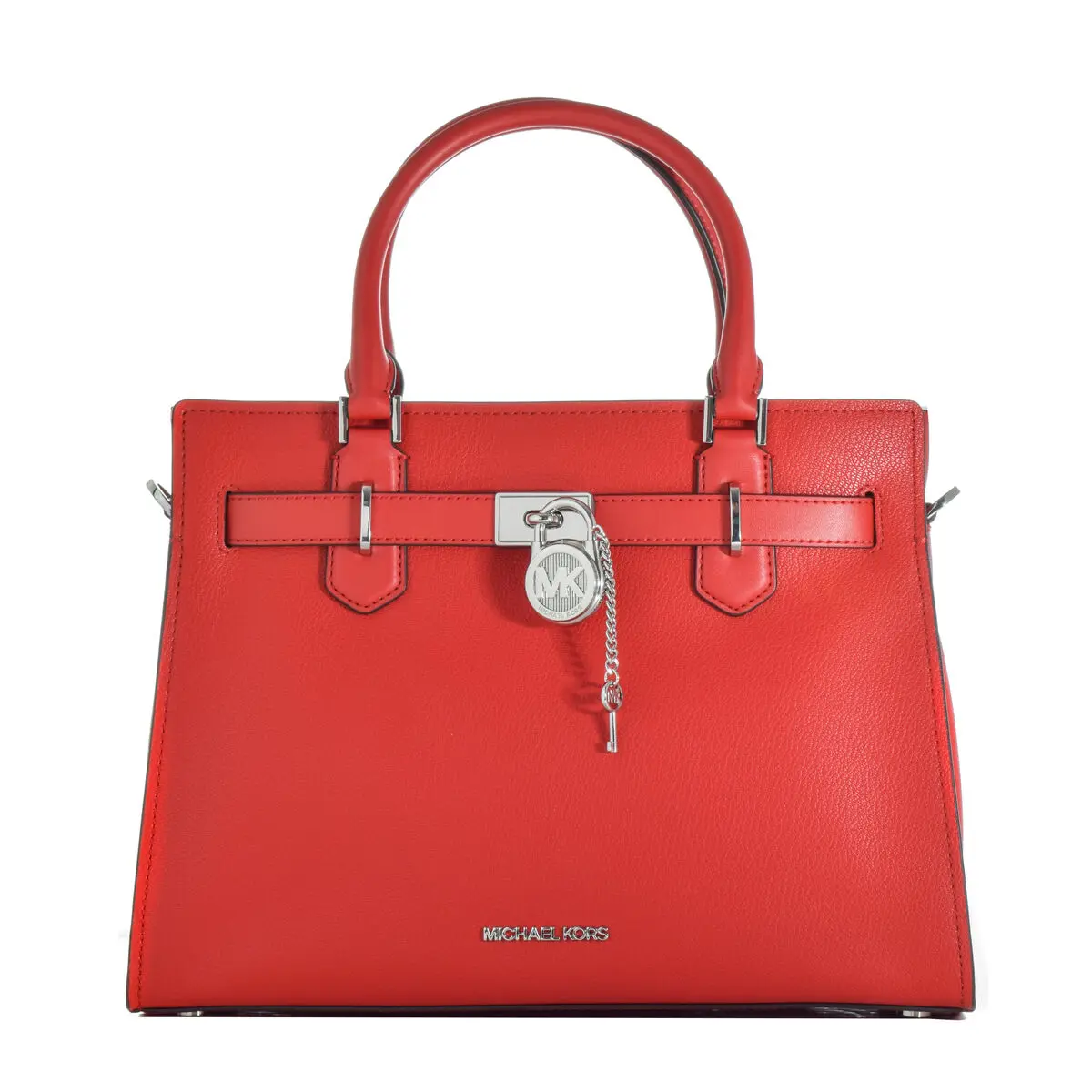 Borsa Donna Michael Kors Hamilton Rosso 34 x 26 x 15 cm