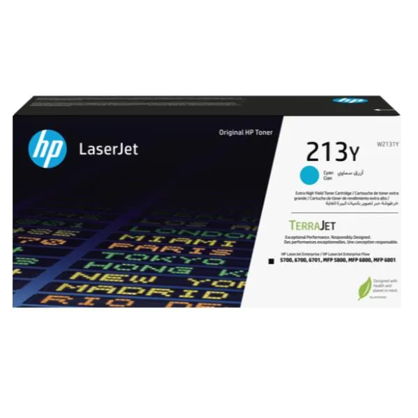 TONER ORIGINALE CIANO HP 213Y