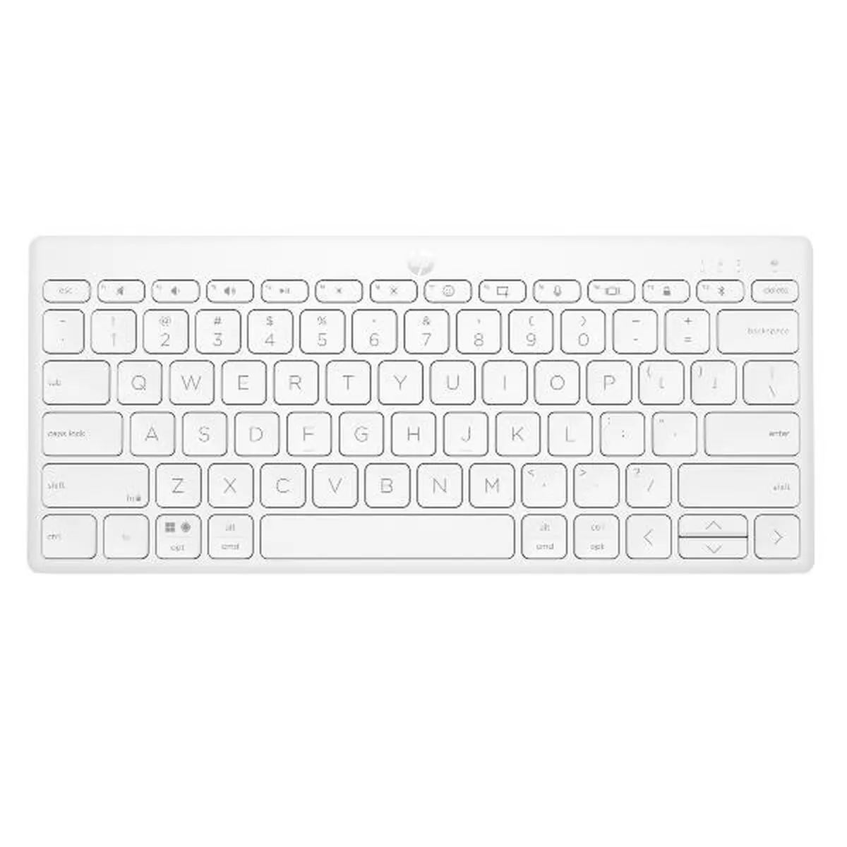 Tastiera Bluetooth HP 350 Qwerty in Spagnolo Bianco