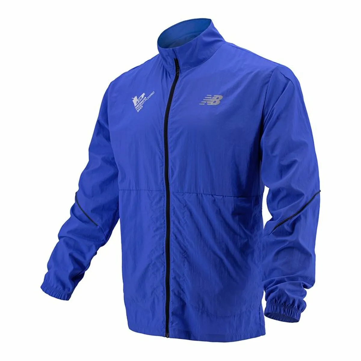 Giacca Sportiva da Uomo New Balance Valencia Marathon Azzurro